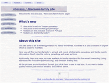 Tablet Screenshot of abecasis.info